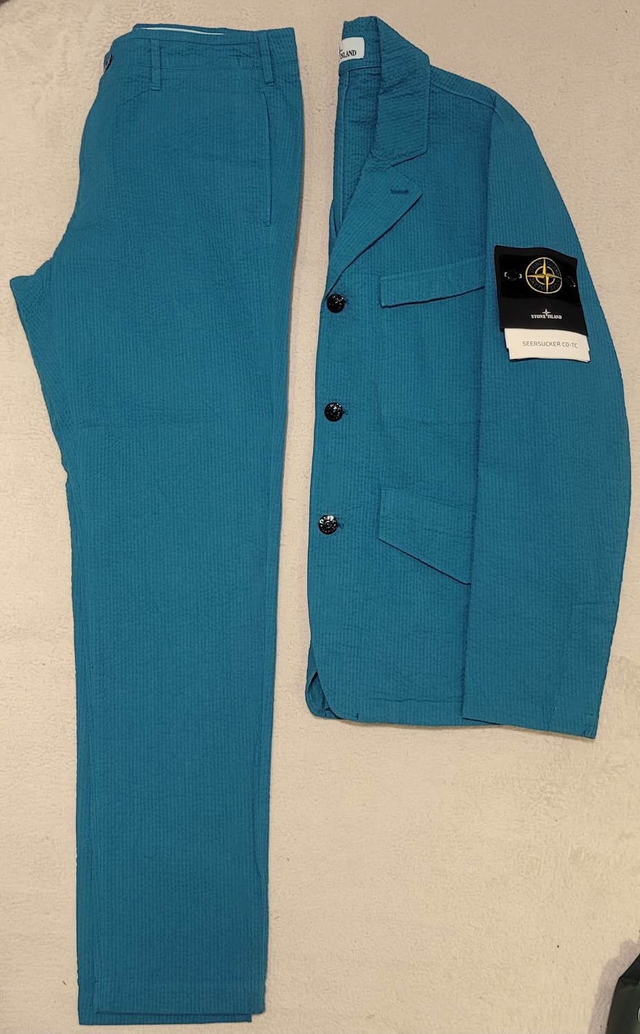 스톤아일랜드 아쿠아블루 셋업 M 상품이미지7