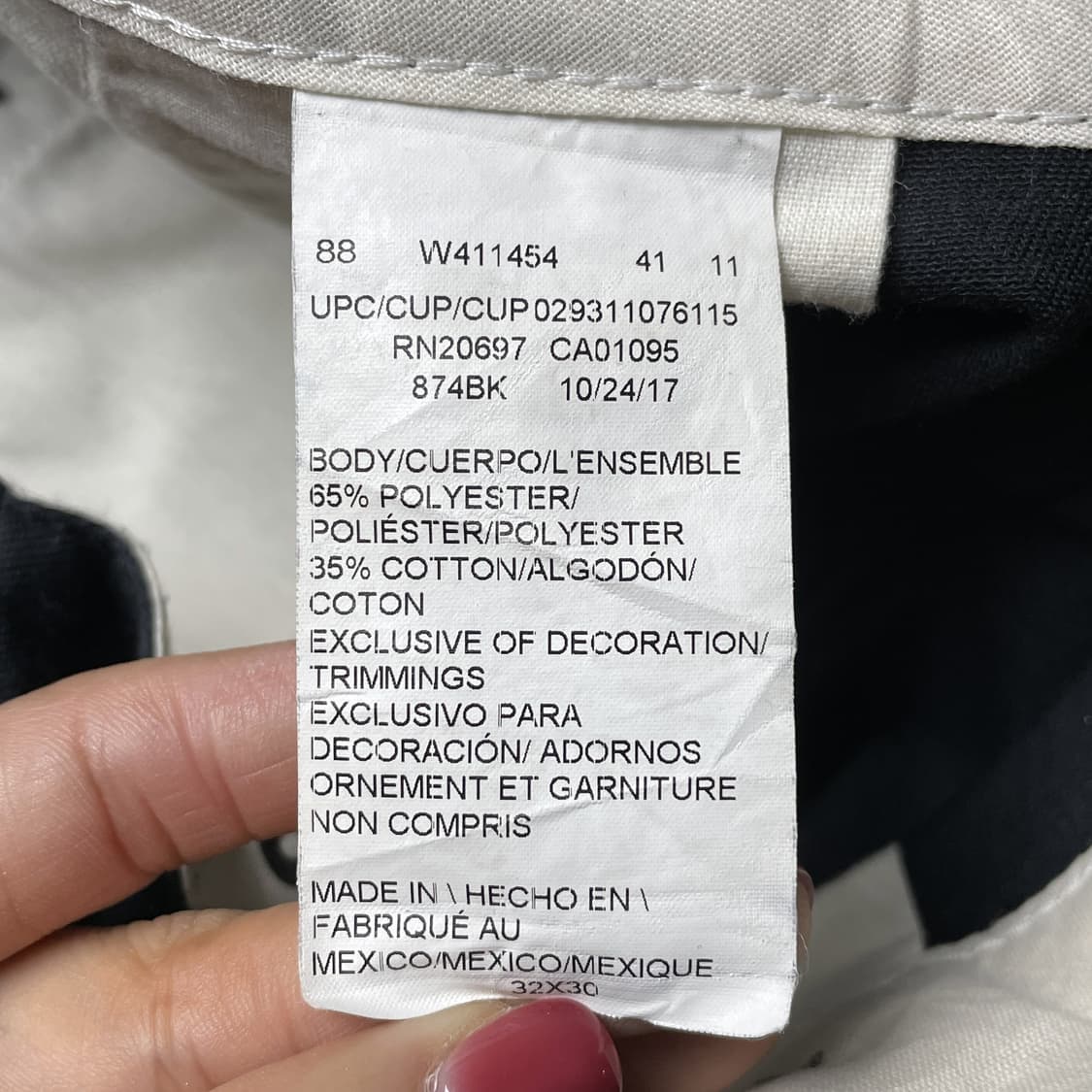 DICKIES 디키즈874 빈티지 블랙 워크 팬츠 A01075 상품이미지10