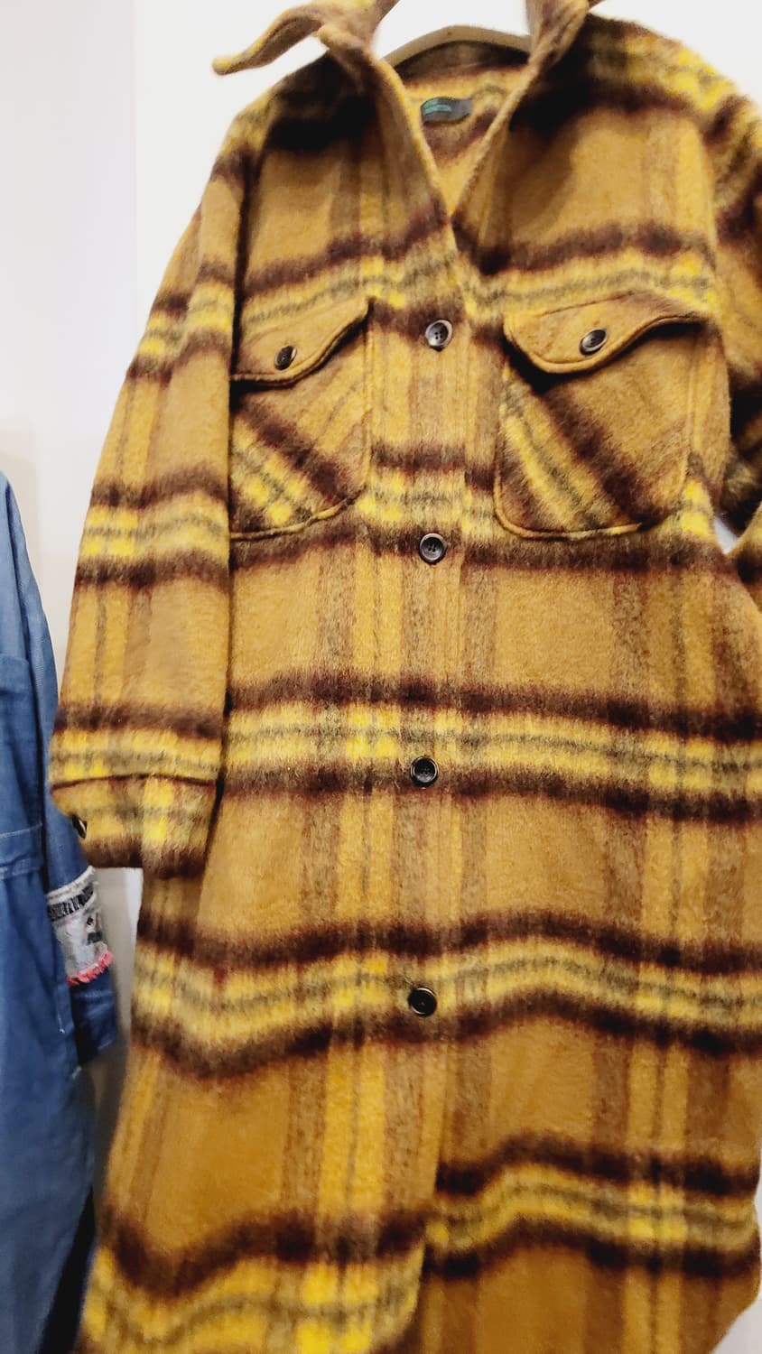 베네통 펠트울 셔츠코트. 상품이미지8