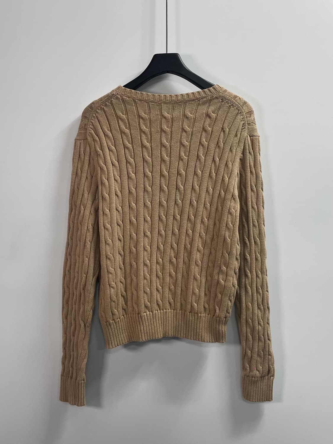 폴로 랄프로렌 베이지 케이블 니트 (on.634)   상품이미지3