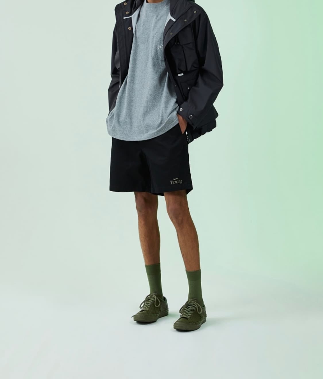 NOICE 노이스 코튼 쇼츠 반바지 블랙 상품이미지4
