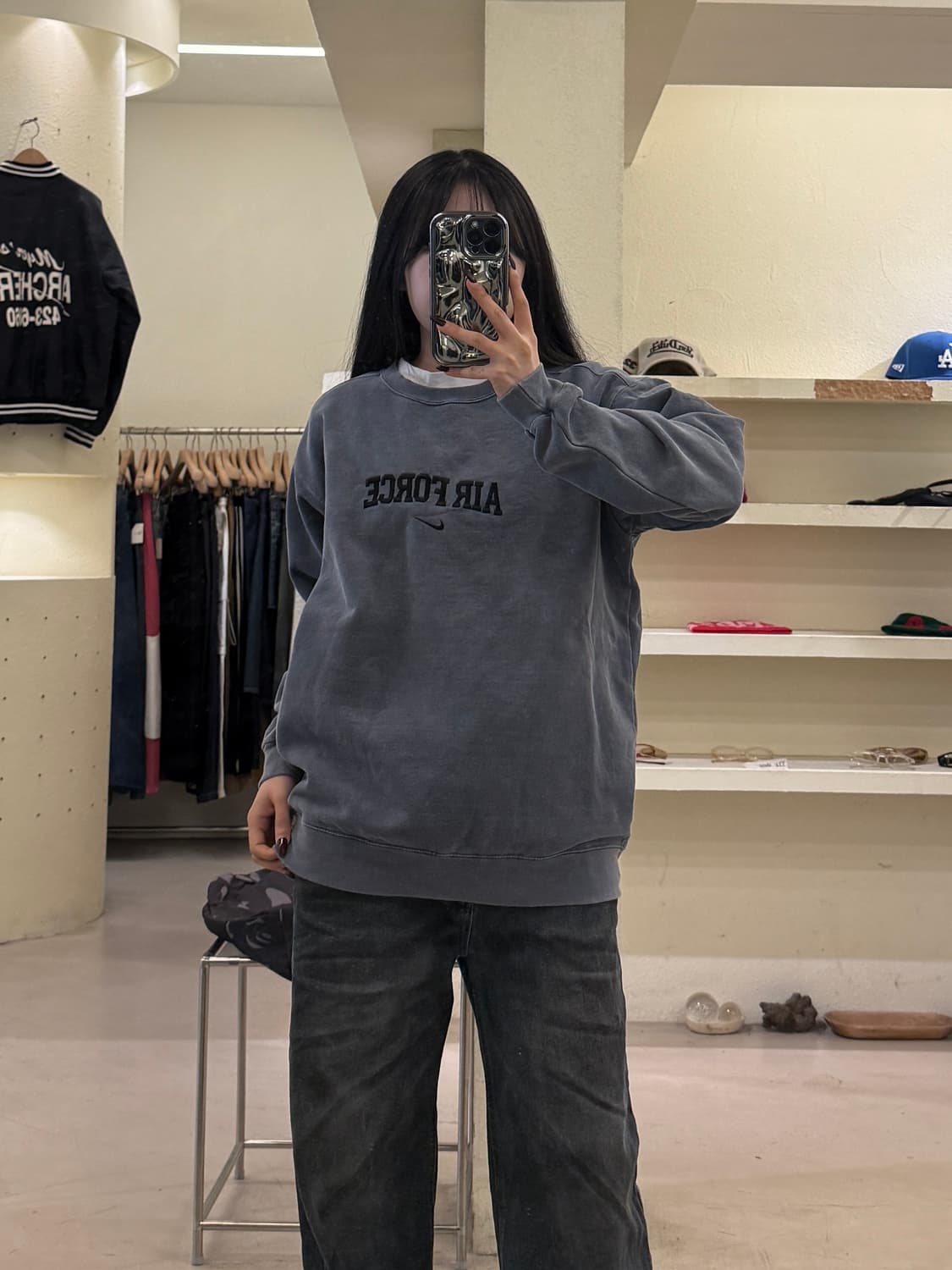 나이키 에어포스 자수 로고 맨투맨 U1699 상품이미지1