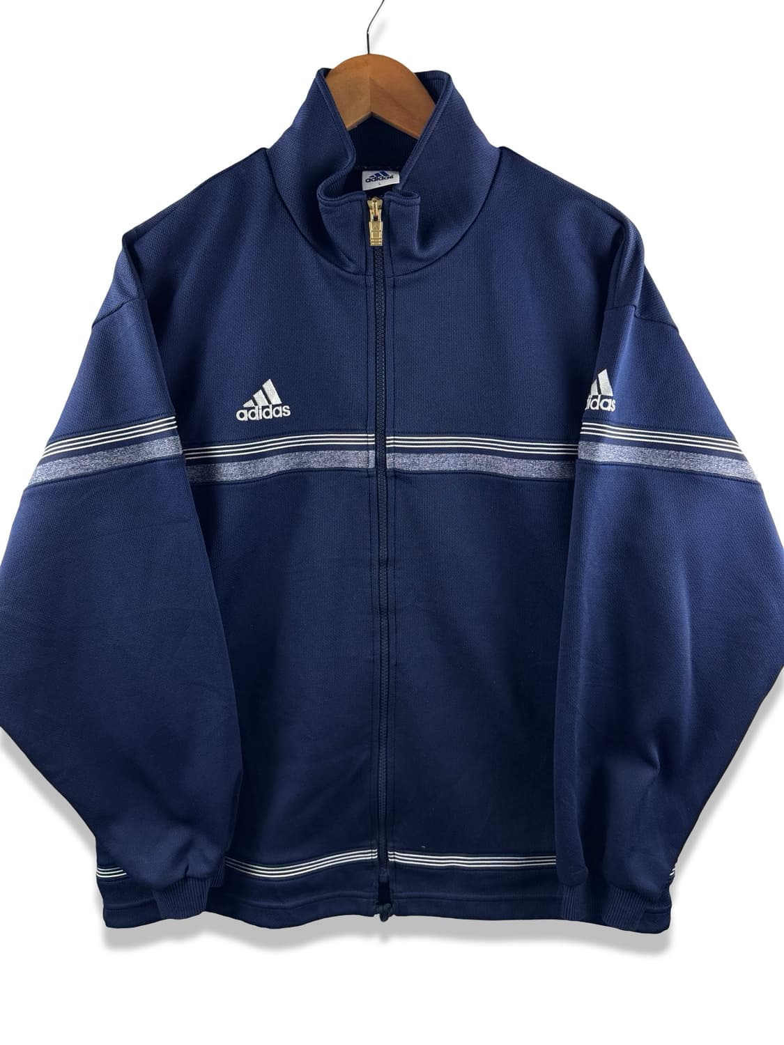 90s 아디다스 올드스쿨 데상트 네이비 트랙탑져지3055 상품이미지1
