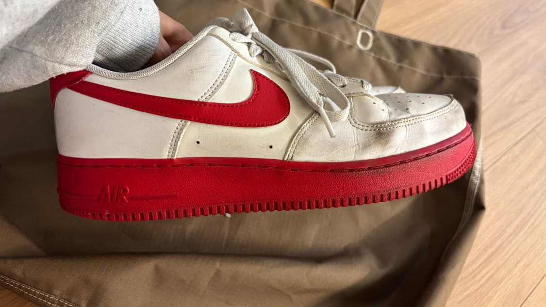 나이키 에어포스 1 로우 빨간완창 270 상품이미지3