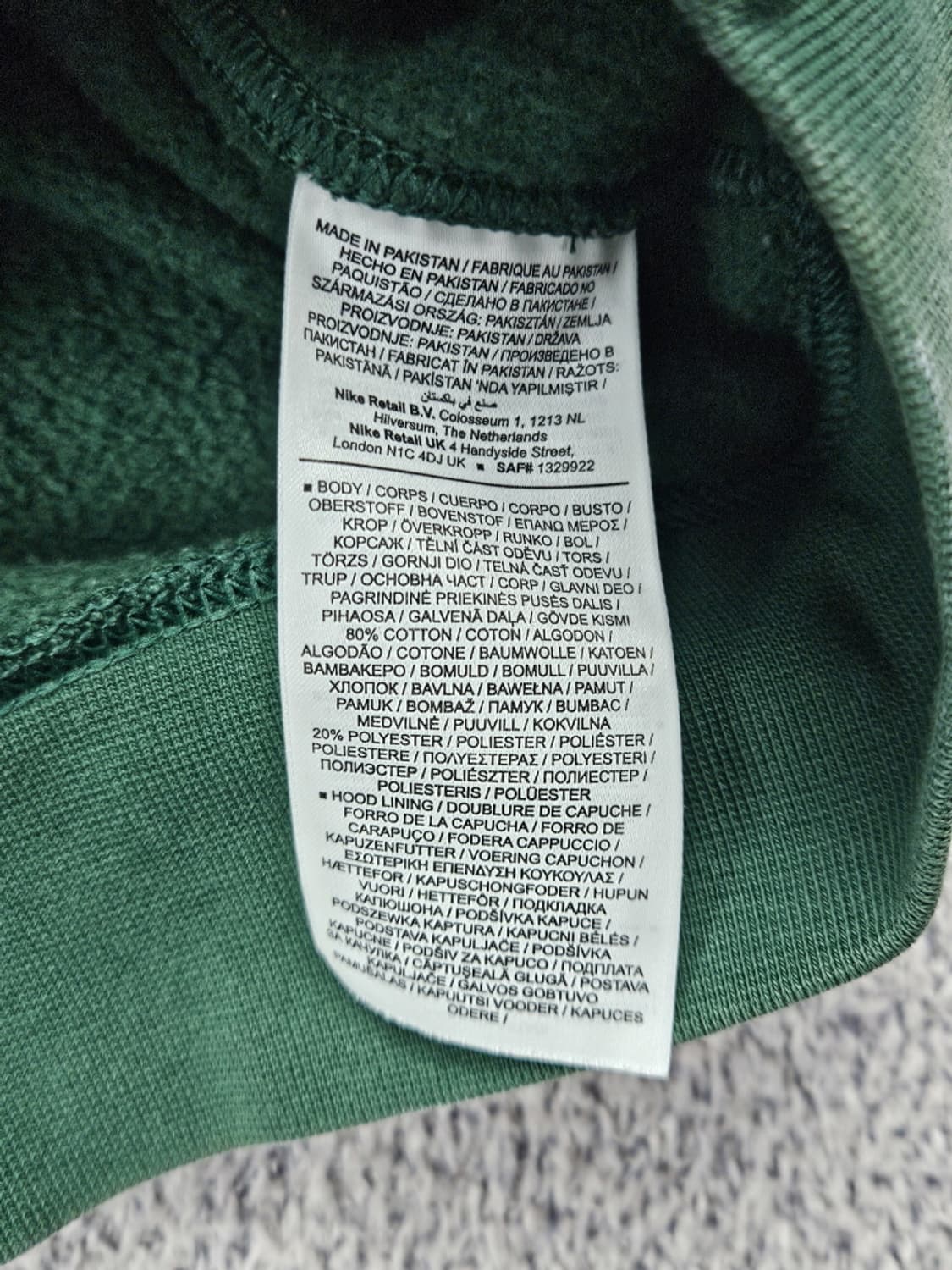 나이키 다잉워시드 커스텀 풀오버 후드티 ( 2XL ) / 10443 상품이미지9