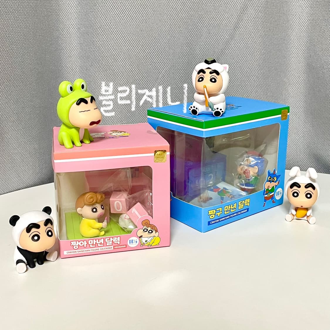 새상품)짱구는 못말려 액션가면 짱아 피규어 달력 가챠 상품이미지1