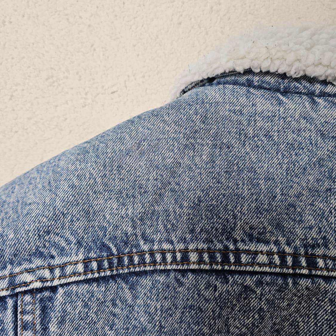 M 리바이스 USA 빈티지 청 데님 쉐르파 자켓 상품이미지6