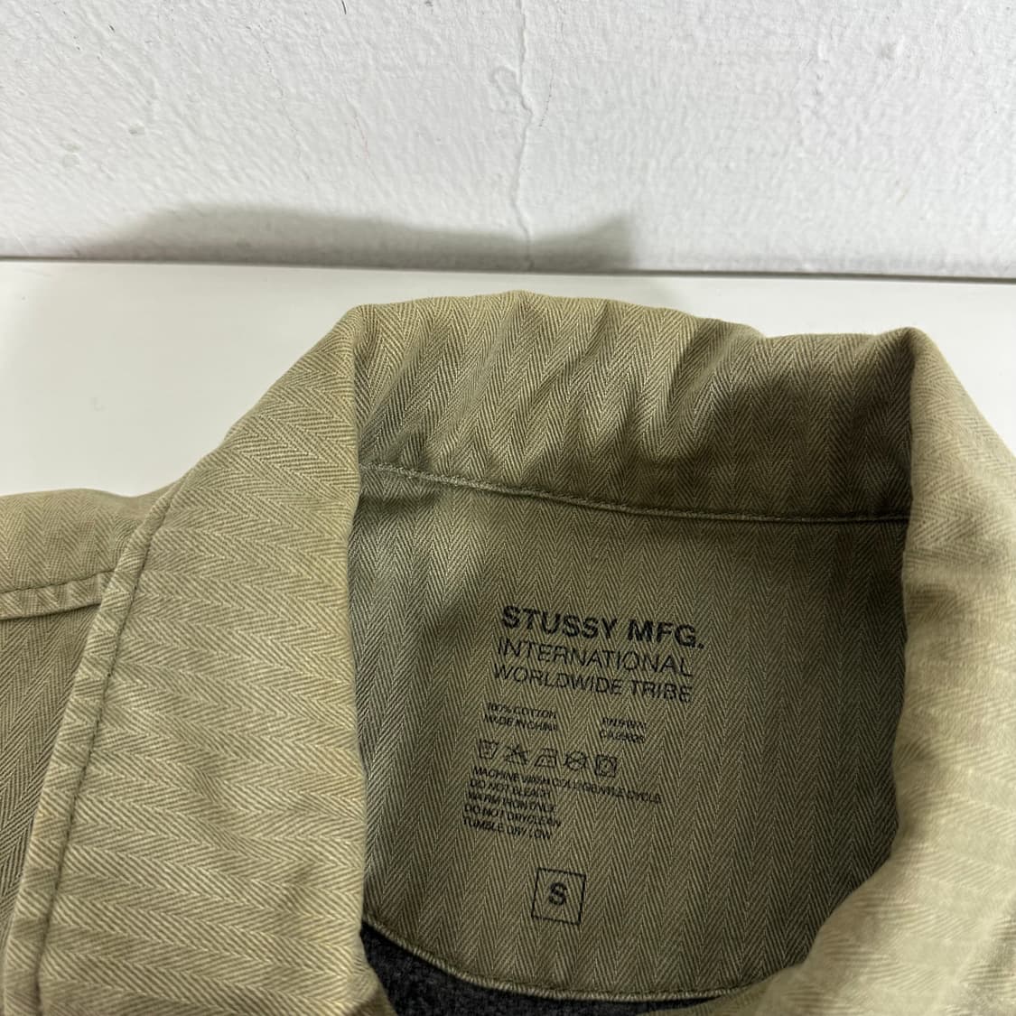 S 95 스투시 MFG 카키 네임택 필드자켓 상품이미지5