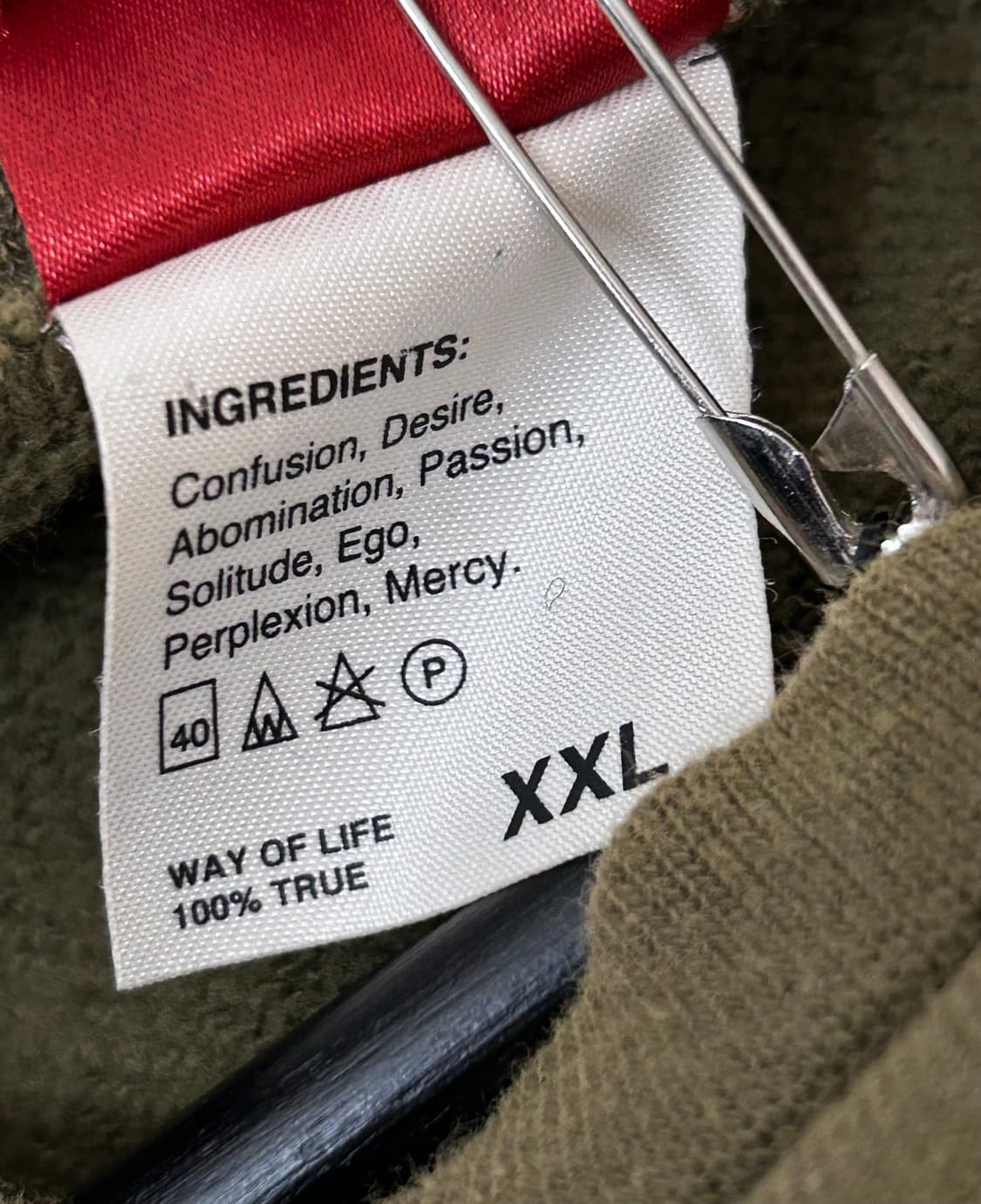 Wtaps 더블 탭스 크루넥 카키 스웻 셔츠  상품이미지10