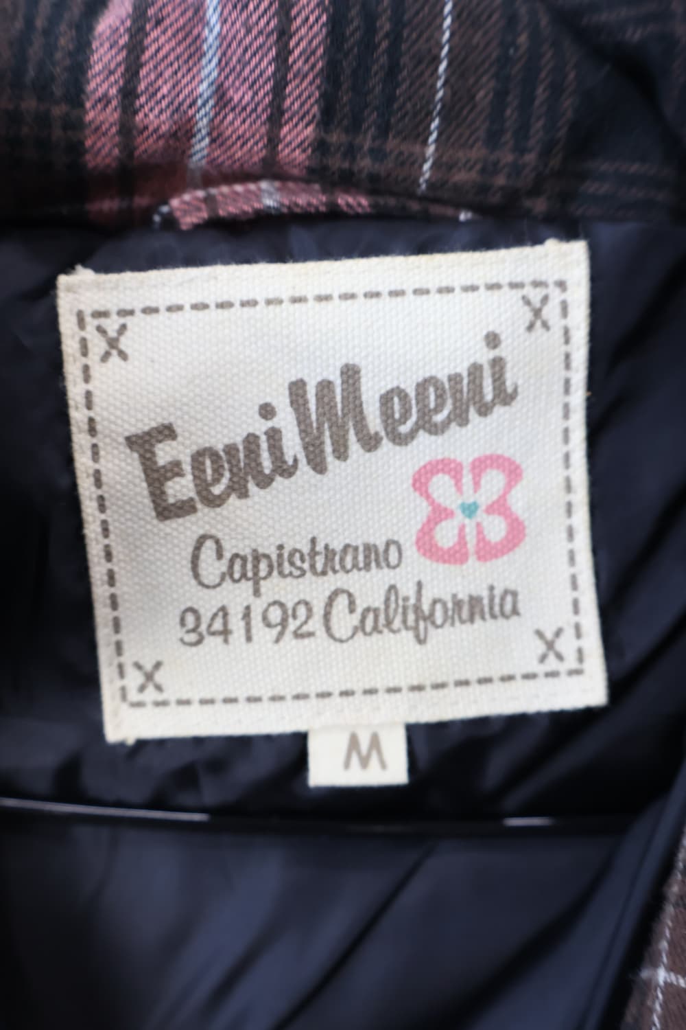 Jpn Kitsch Wool Check Puffer Jacket 상품이미지5