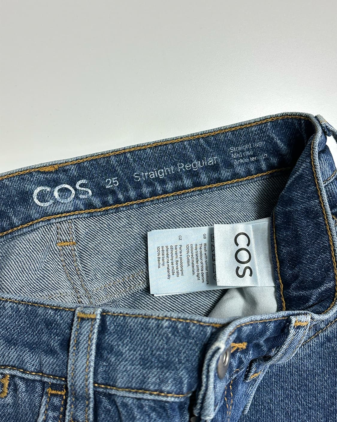 코스 스트레이트 데님 팬츠 상품이미지3