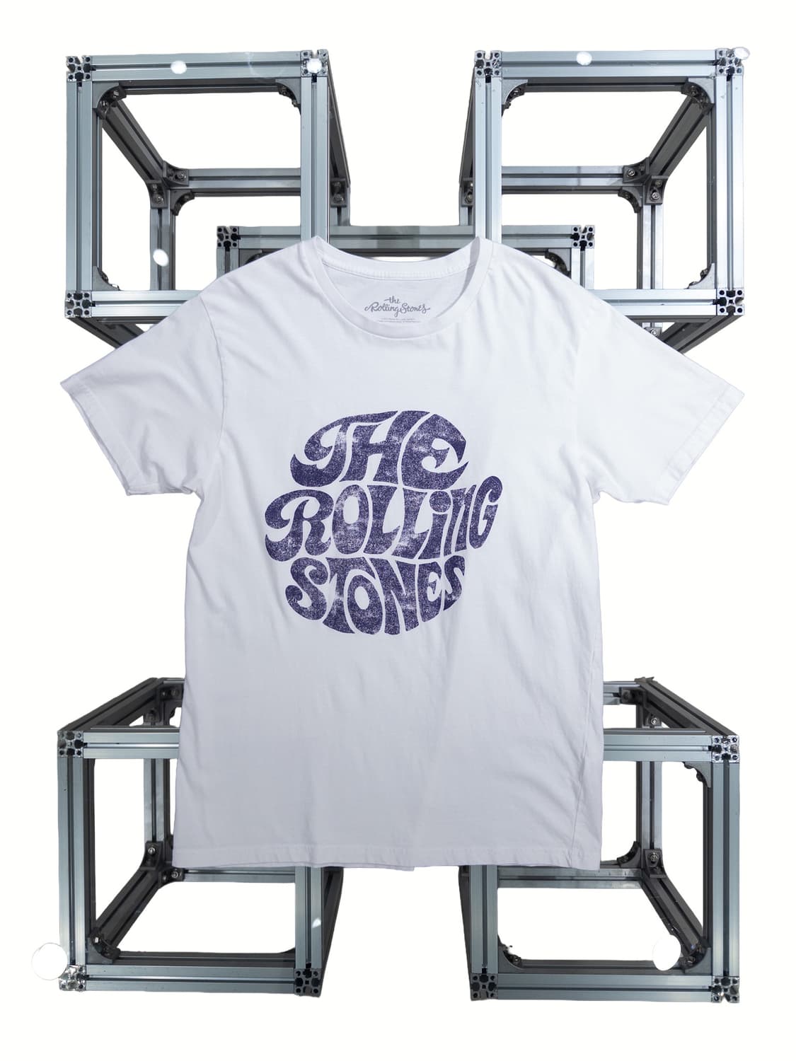 The Rolling Stones 70’s Logo Tee – White 상품이미지1