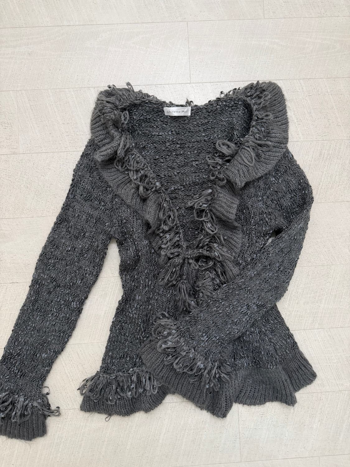 그런지 페어리 오리엔탈 프릴 레이스 가디건 상품이미지1