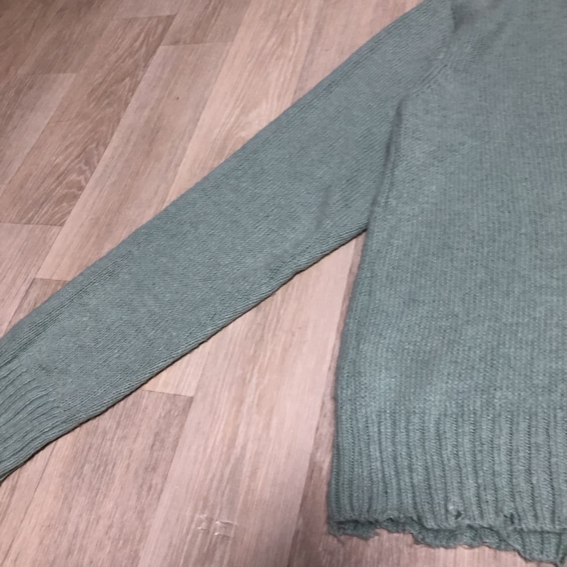 (105-110) 인스턴트펑크 오버사이즈 모헤어 크루넥 니트 민트 상품이미지7