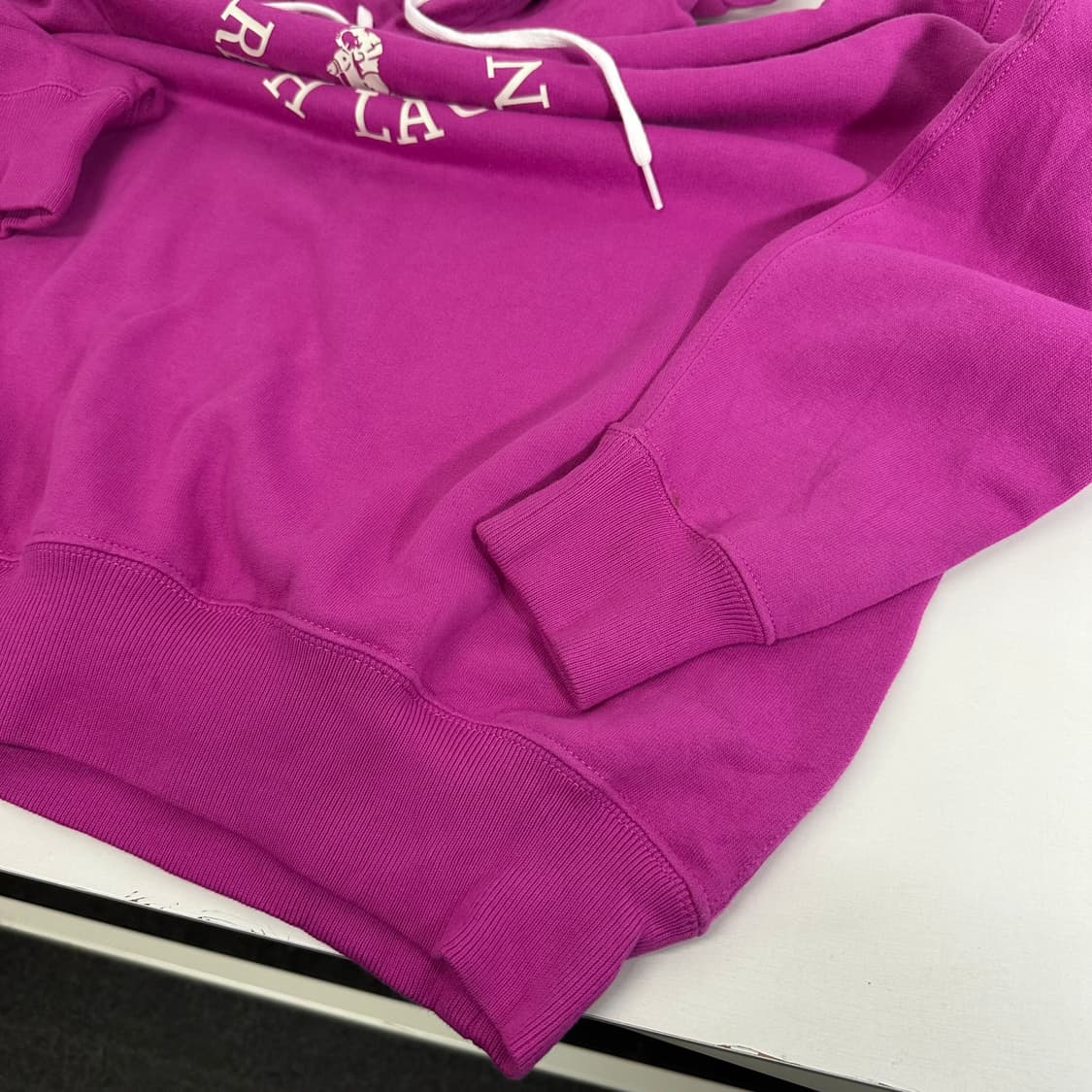 M 폴로 랄프로렌 핑크 빅로고 오버핏 후드티  상품이미지3