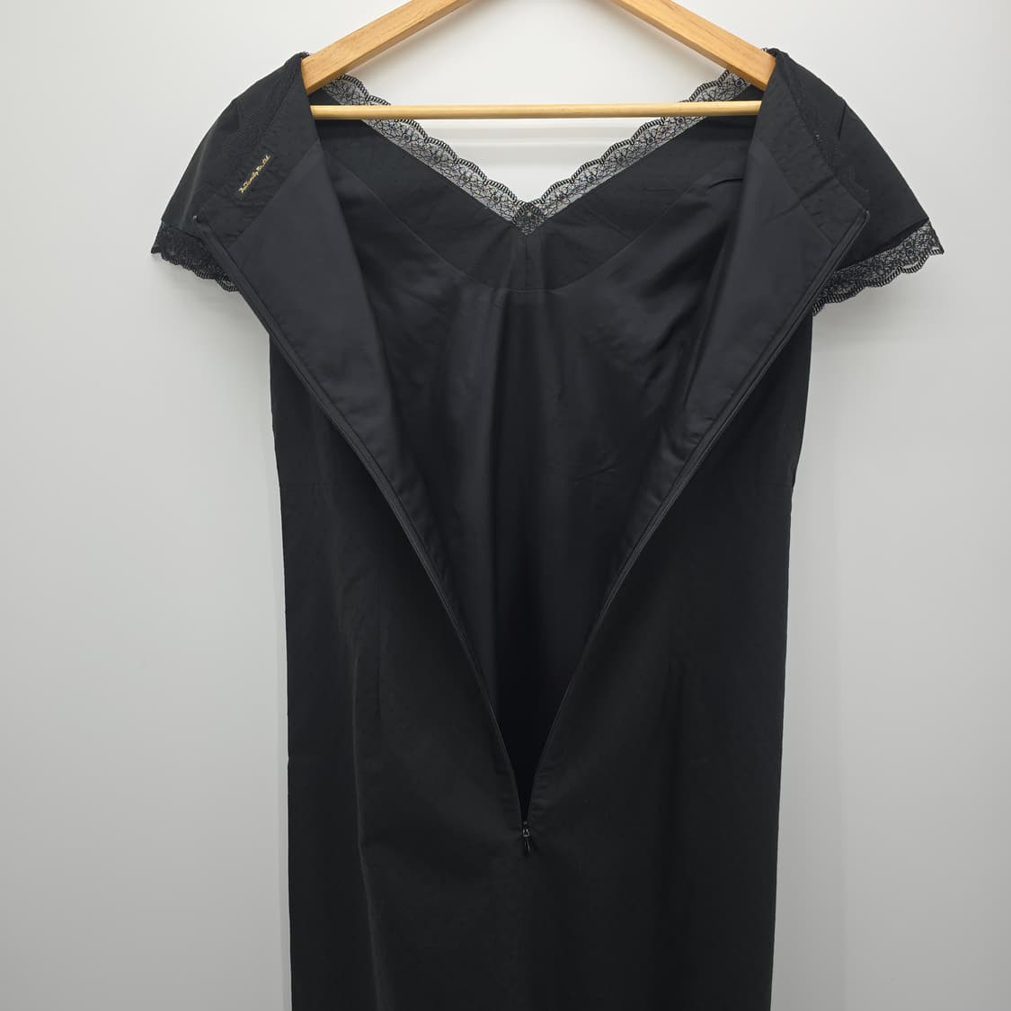 일본 빈티지 레이스 포인트 블랙 원피스 상품이미지10