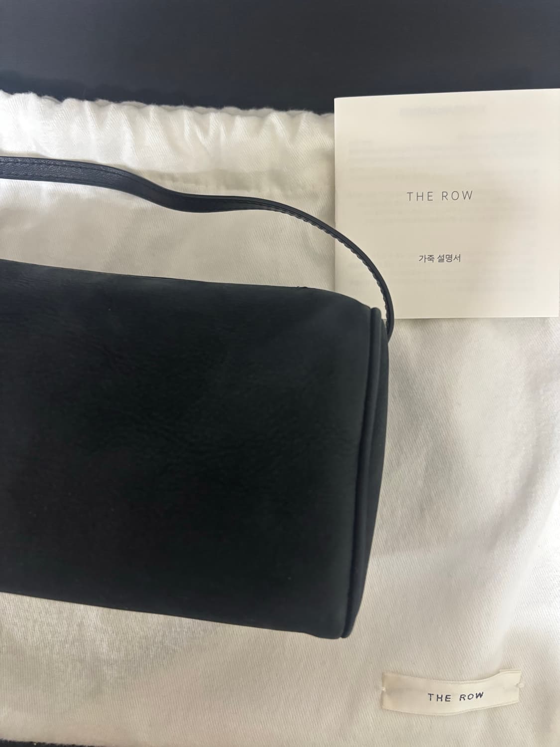 The row 더로우 90 90s 누벅 블랙 상품이미지2