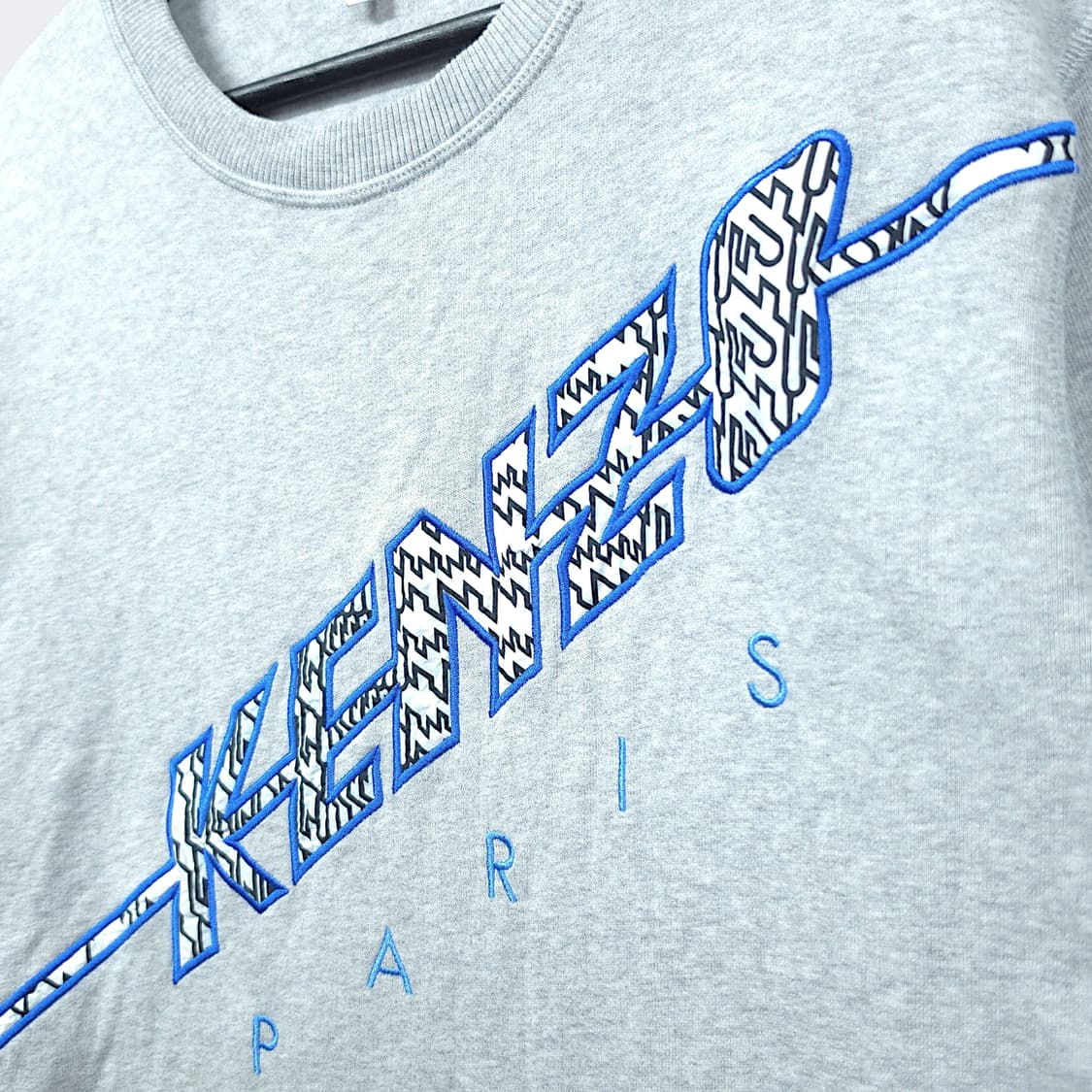 [XL] 겐조 파리 자수 헤더그레이 맨투맨 상품이미지6