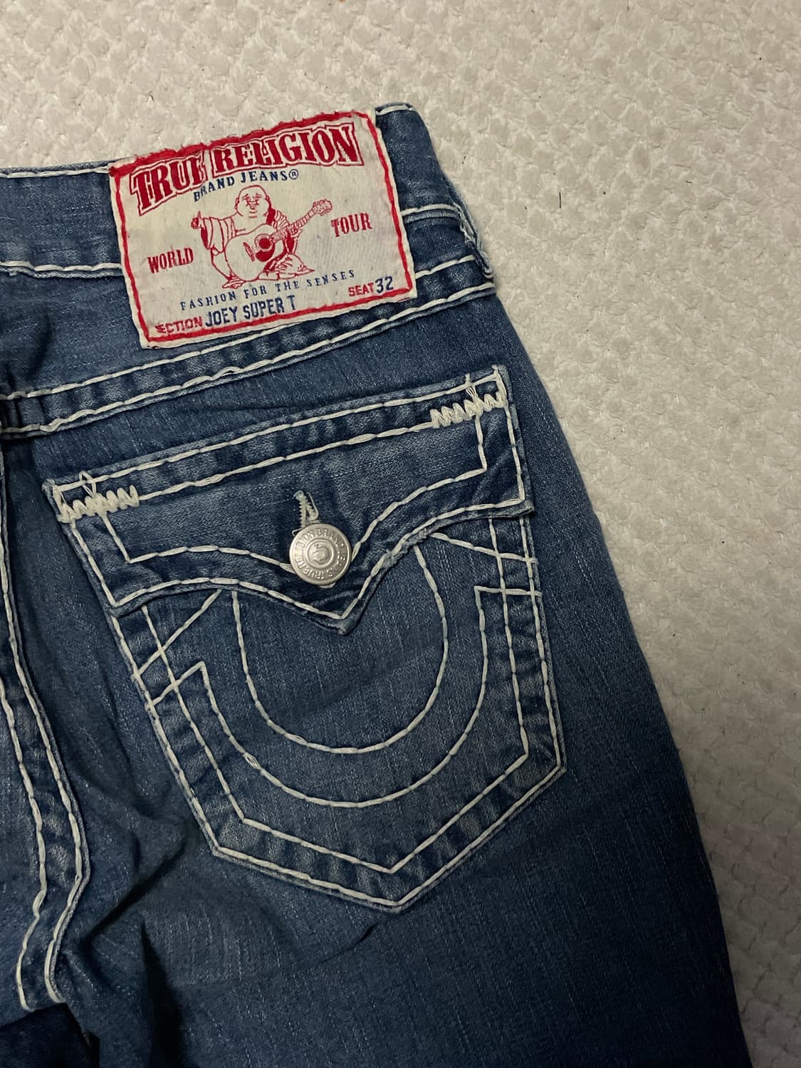 트루 릴리젼 플레어 핏 JOEY SUPER T 스티치 부츠컷 데님 팬츠 상품이미지7