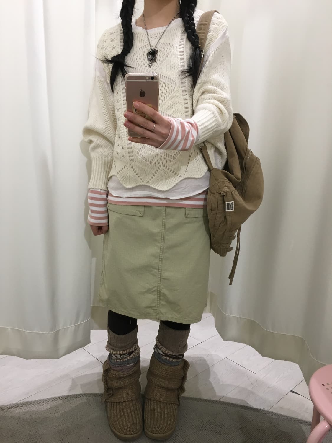 polo jeans midi skirt 상품이미지3