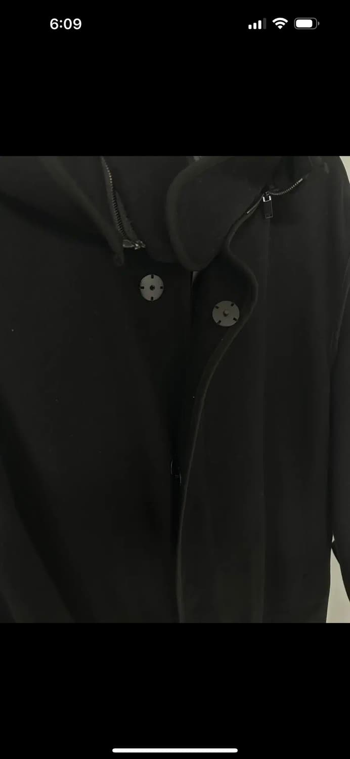 시스템 옴므 후드 코트 블랙 100 상품이미지7