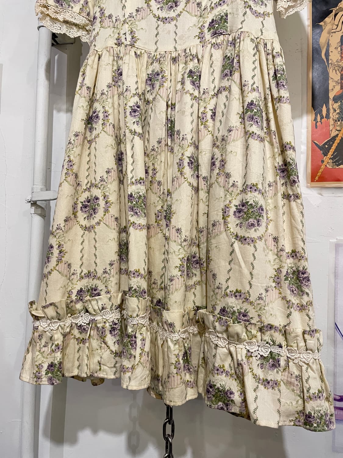 baby the stars shine bright 플로럴 베이지 원피스 상품이미지3