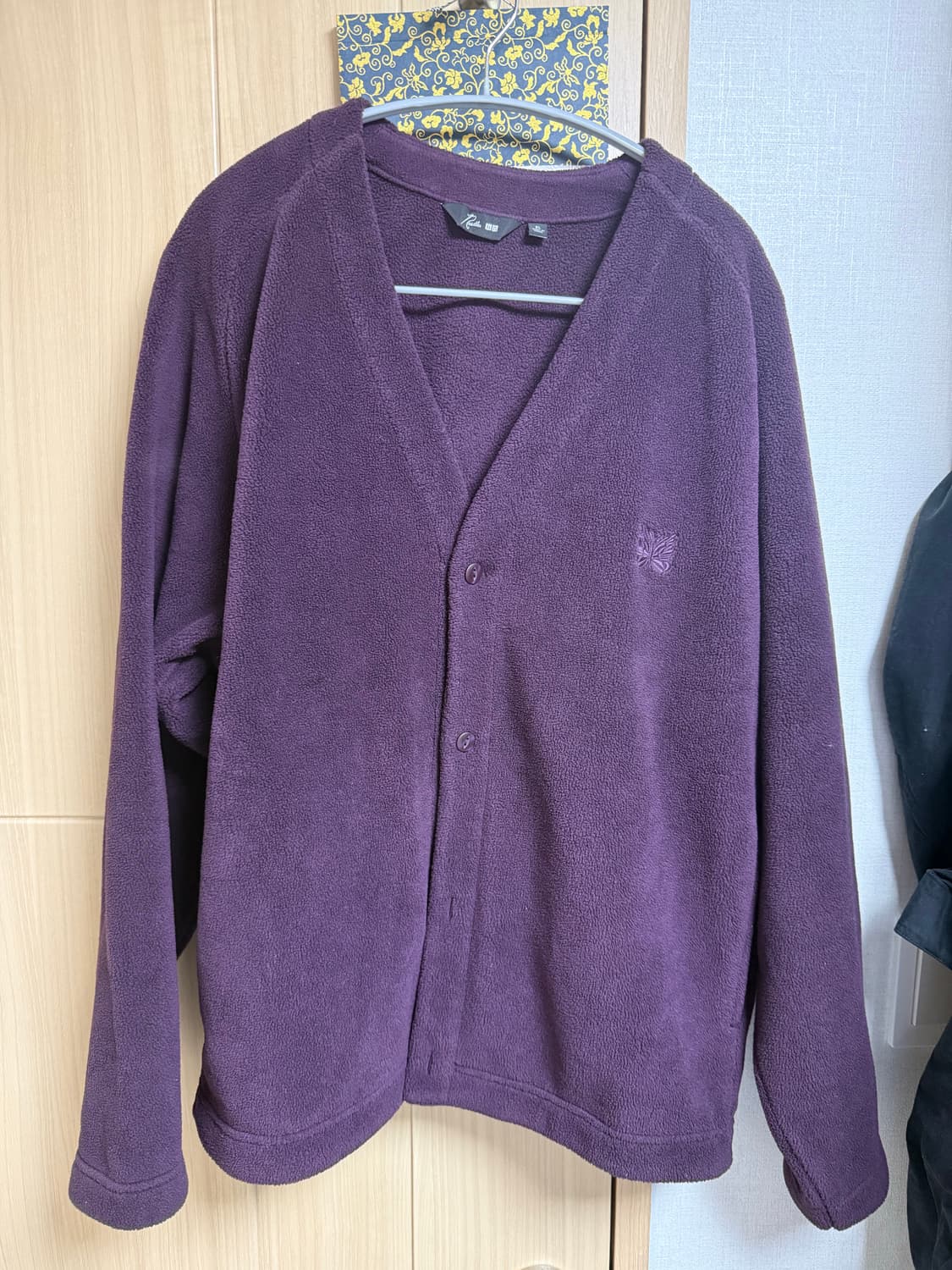 [XL] 유니클로 니들스 가디건 퍼플 상품이미지1