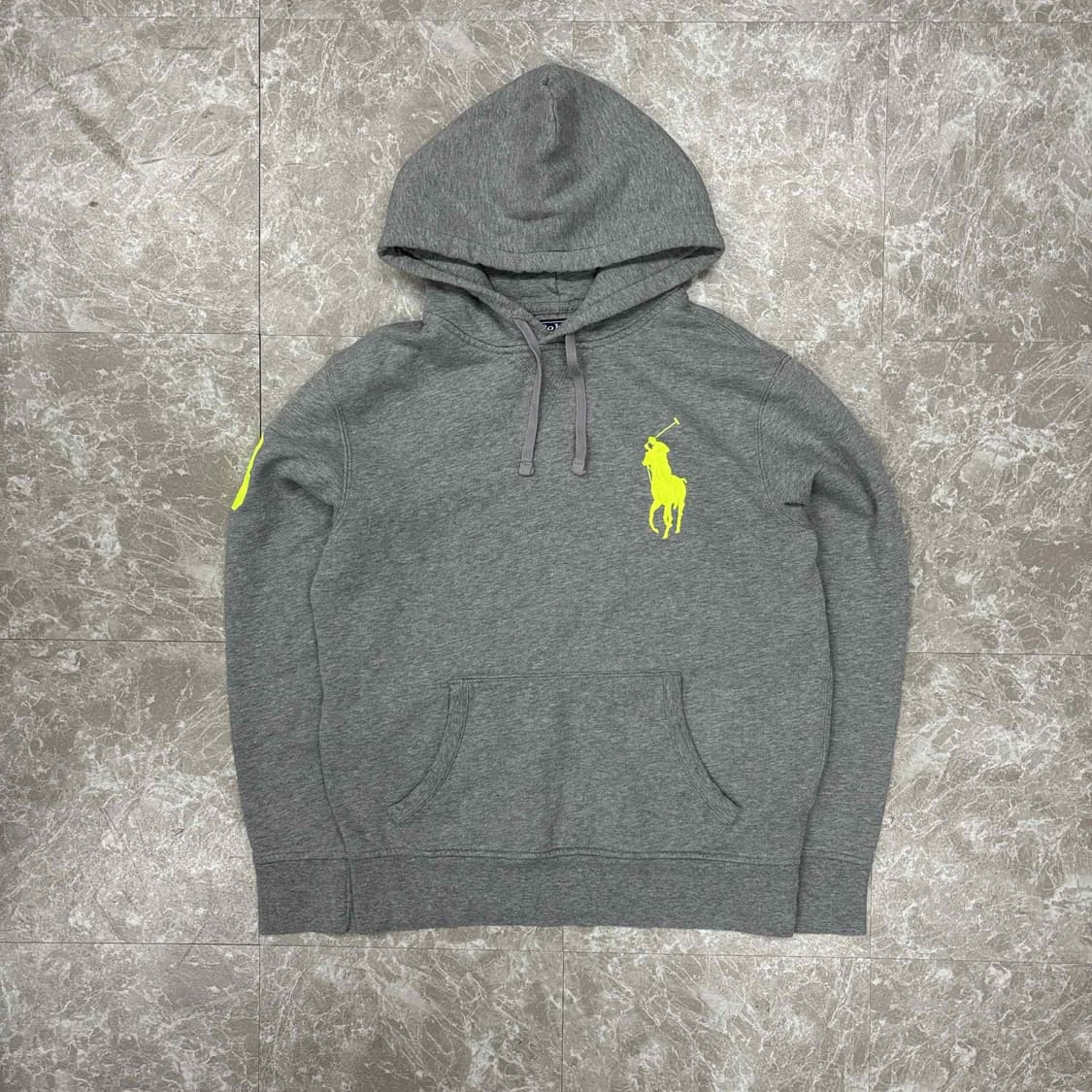 폴로 랄프로렌 빅포니 그레이 스웨트셔츠 후드티(M) 상품이미지2