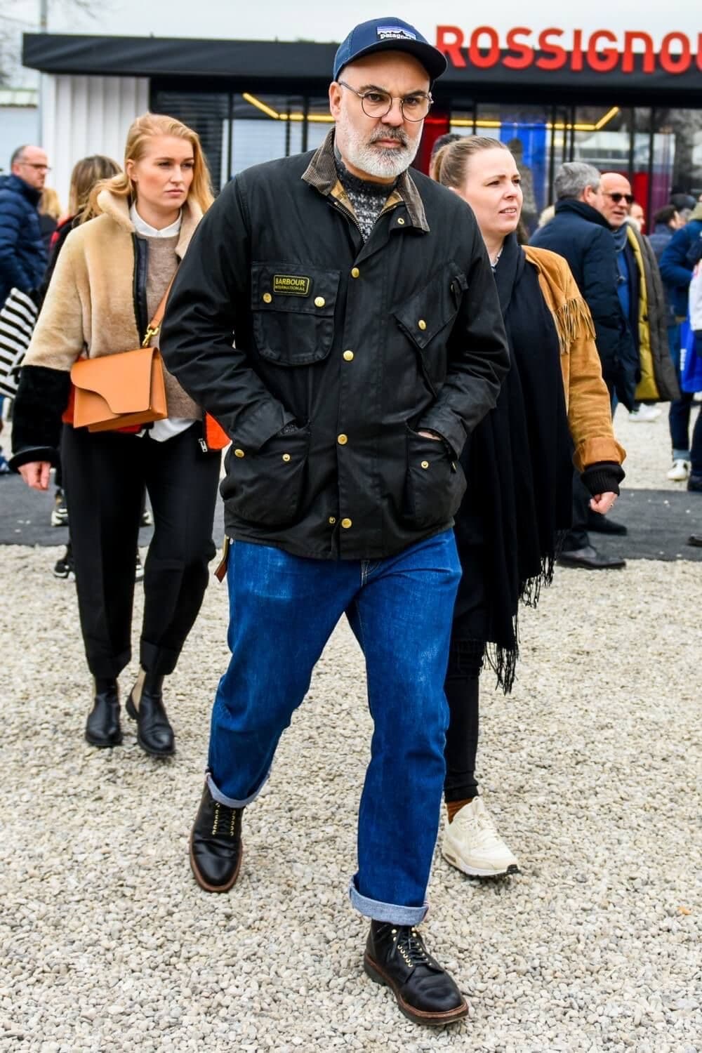 바버 / A7 인터네셔널 자켓 블랙 / 38 상품이미지1