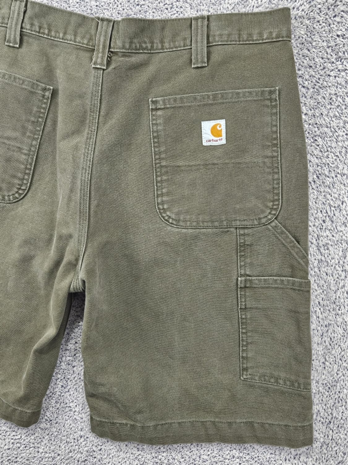 칼하트 덕캔버스 더블니 워크 쇼츠 반바지 커스텀 (36") / 11887 상품이미지10