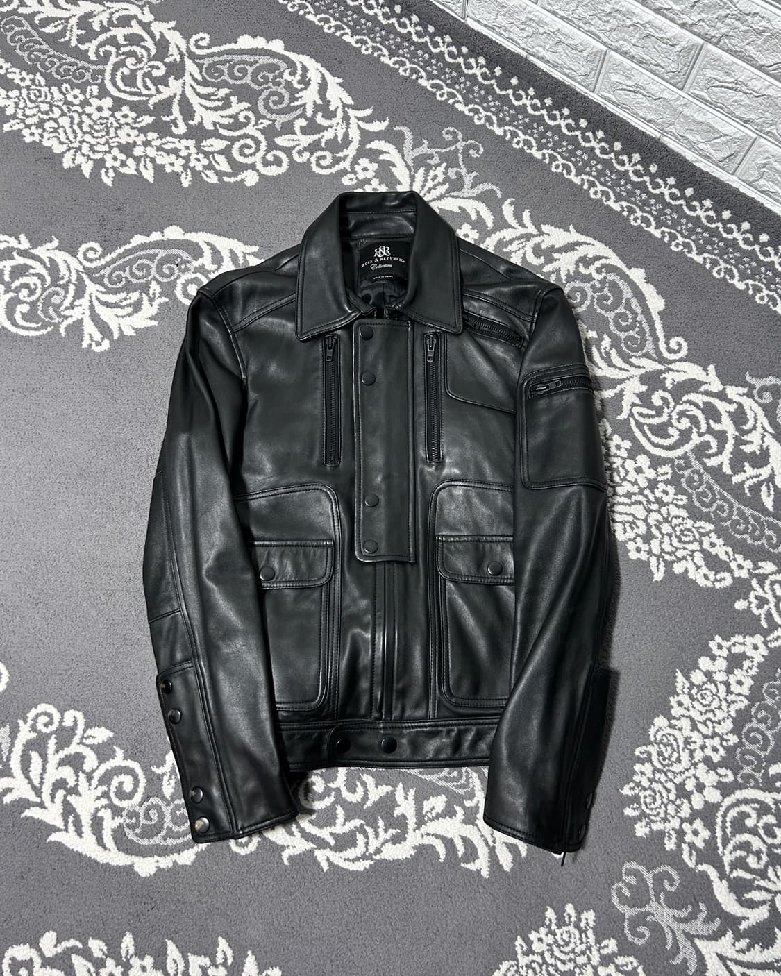 Rock&Republic 레더 판넬 자켓 상품이미지2