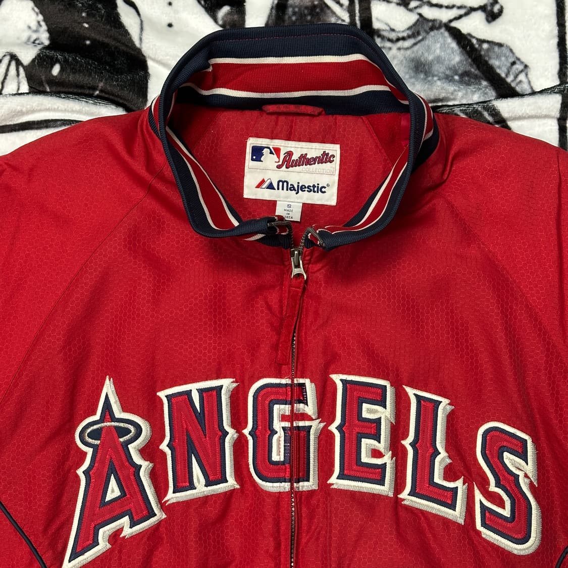 마제스틱 에인절스 야구점퍼 자켓 기모 상품이미지4