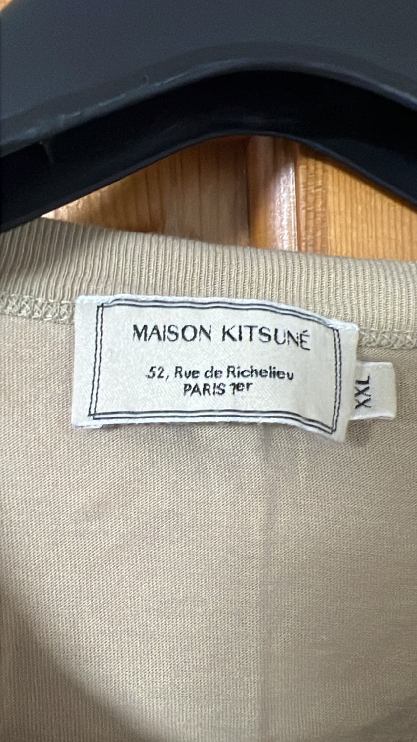 메종키츠네 폭스 헤드 반팔 티셔츠 XXL 상품이미지2