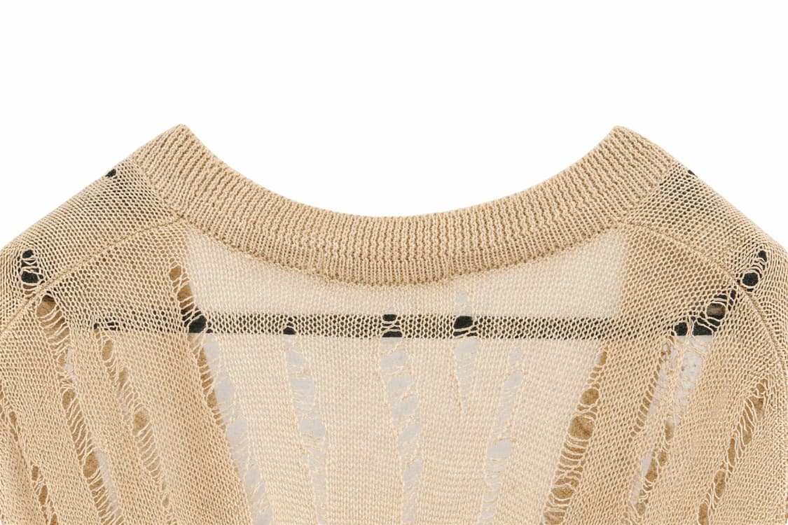 Natural Beige Soft Knit Cardigan 상품이미지2