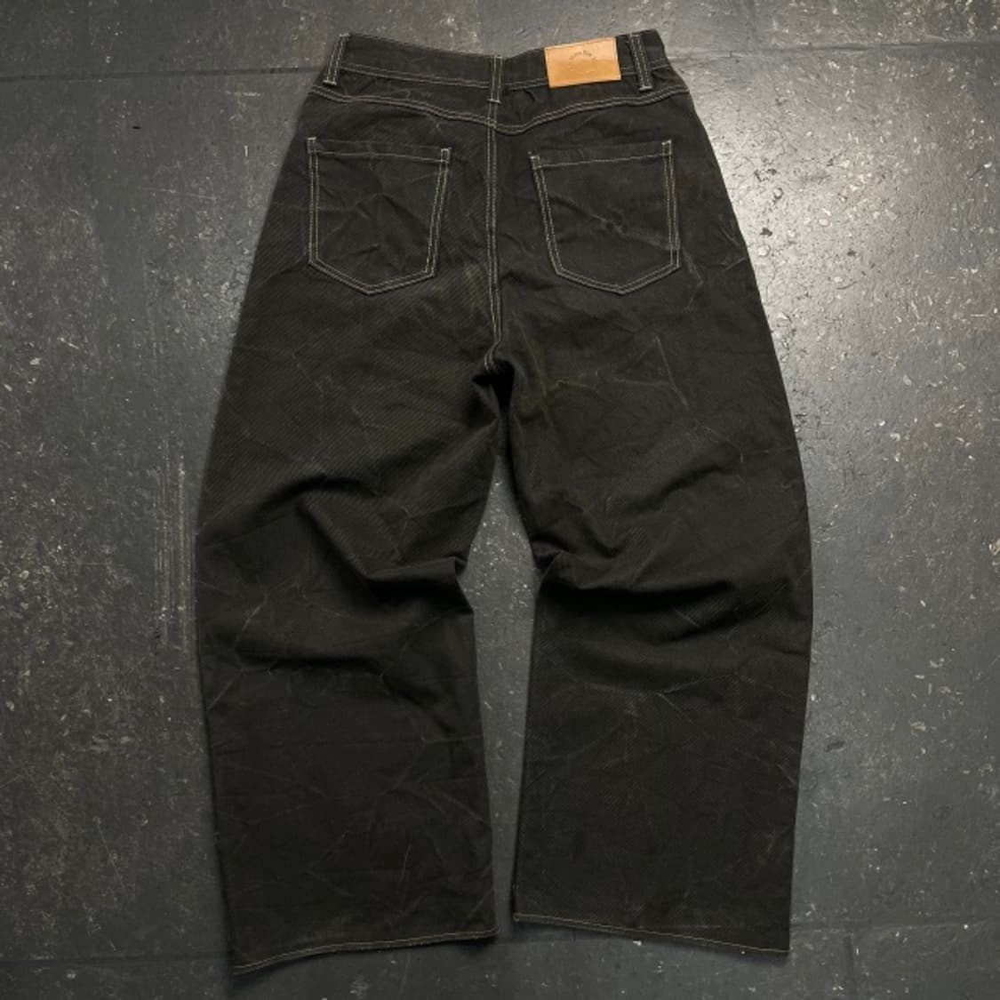 M 마뗑킴 워싱 와이드 데님 팬츠 상품이미지5