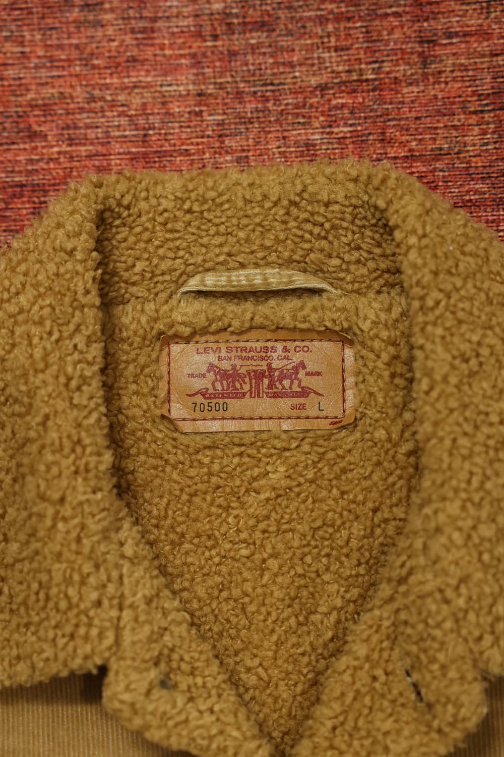 00s 빈티지 리바이스 코듀로이 쉐르파 자켓 판매 상품이미지6