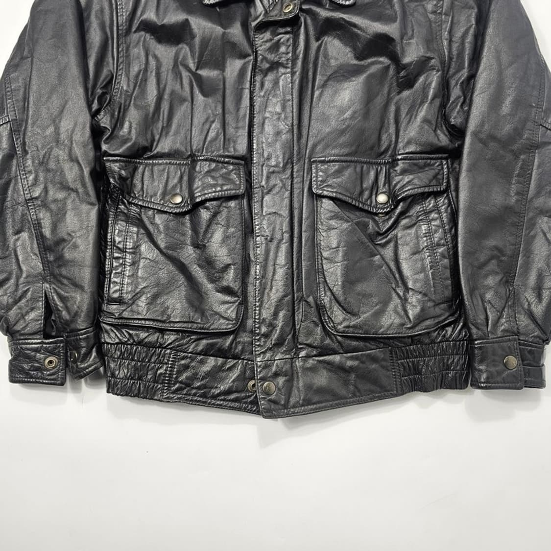ECHT LEDER 빈티지 소가죽 자켓 L 상품이미지4
