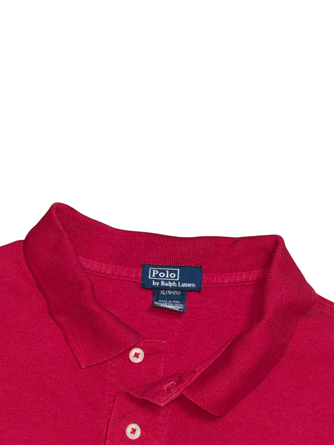 폴로 랄프로렌 레드 포니 반팔 티셔츠 상품이미지5