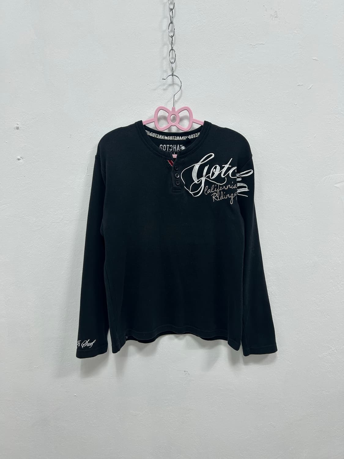 [GOTCHA] 펑크 y2k 레터링 롱슬리브  상품이미지3