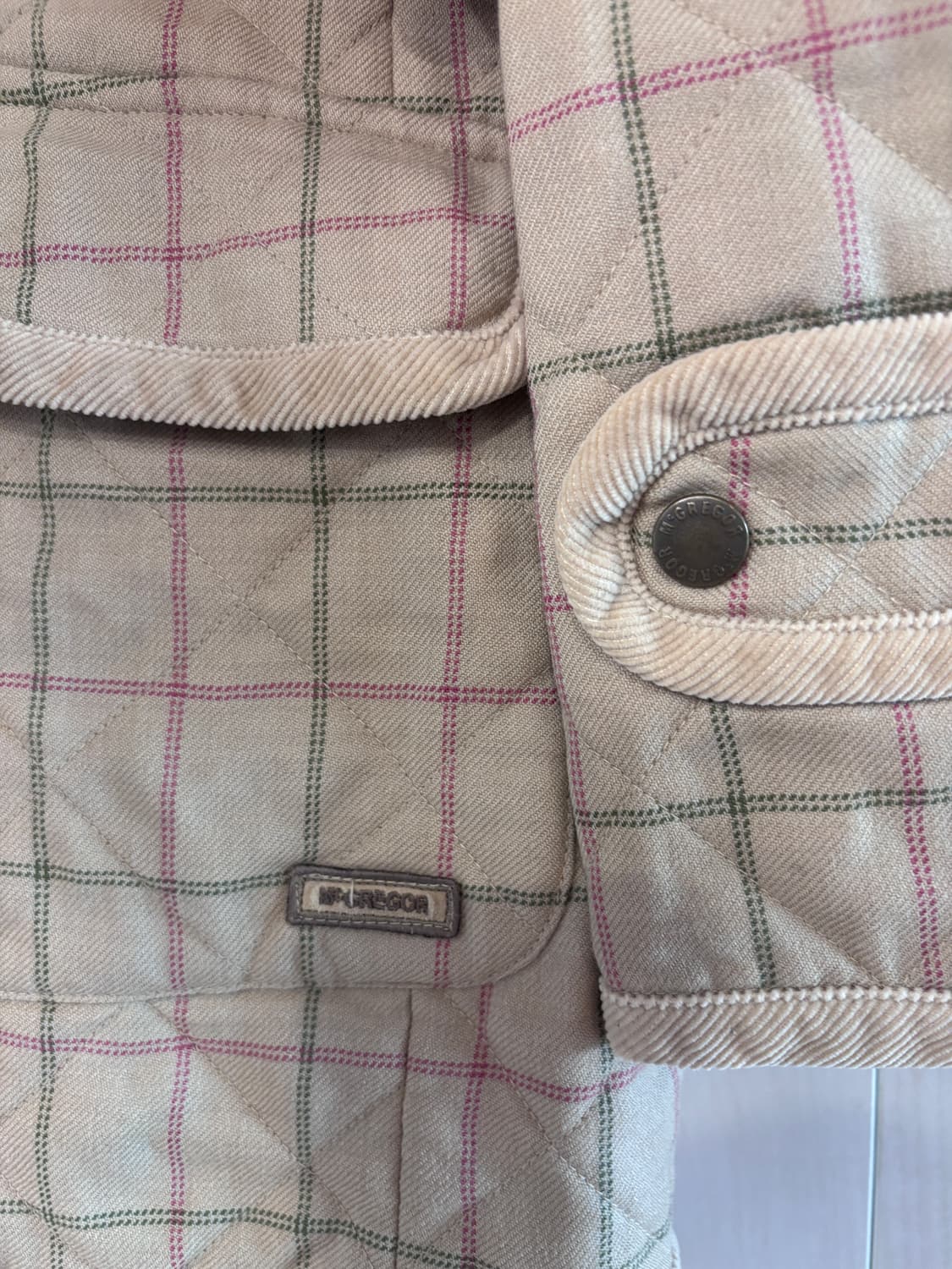 빈티지의류 _맥그리거 퀼팅 자켓 상품이미지5