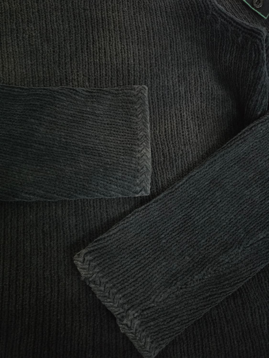 98AW 스톤 아일랜드 그린 엣지 다크 셔닐 니트 상품이미지8