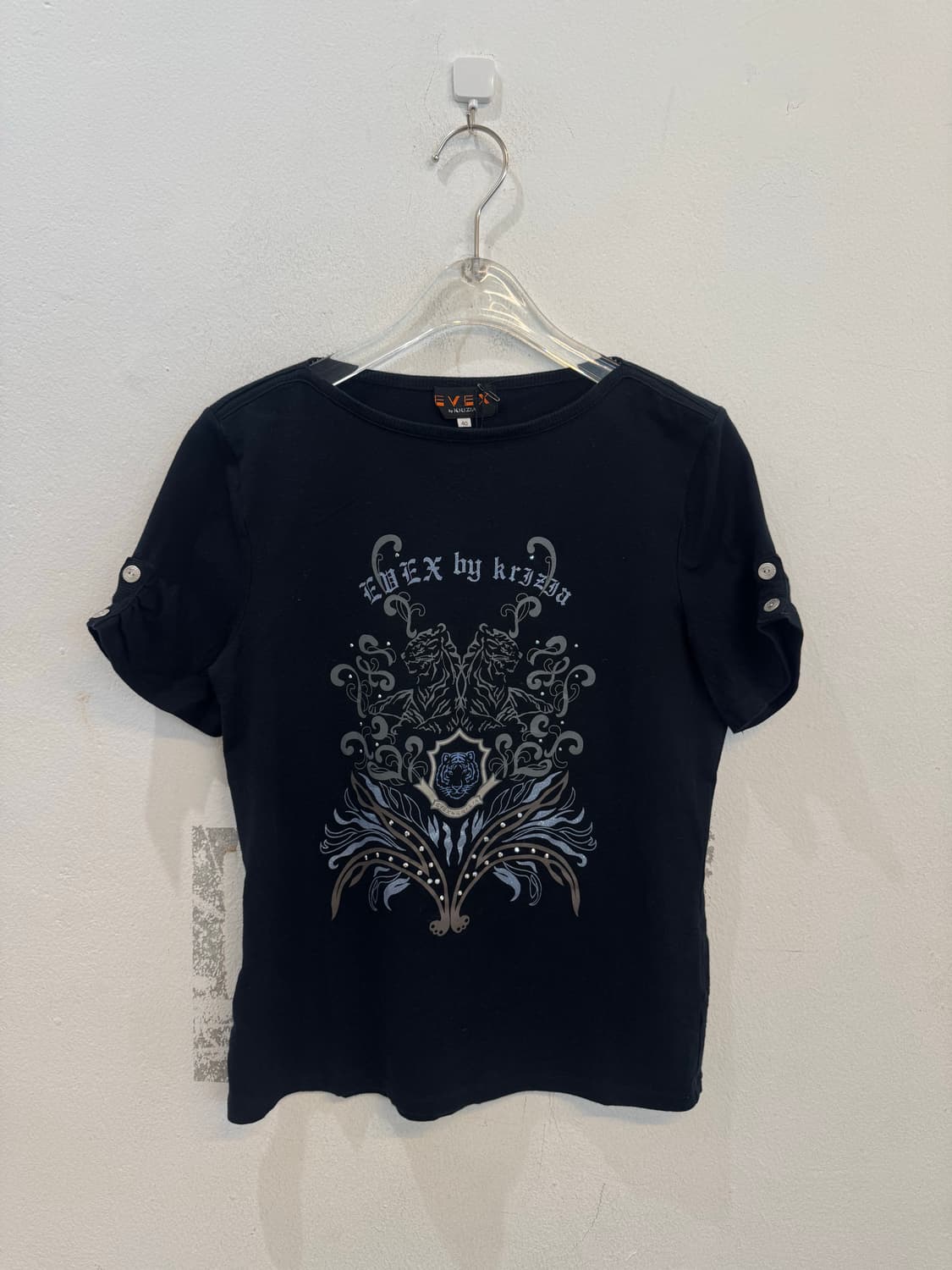 Krizia Evex Black T-shirt 상품이미지1
