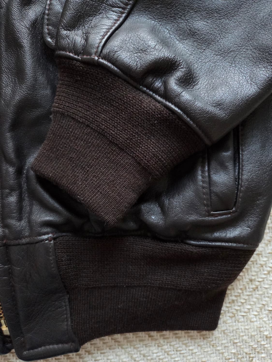 90s OG US 보더 패트롤 레더 듀티 자켓 상품이미지8