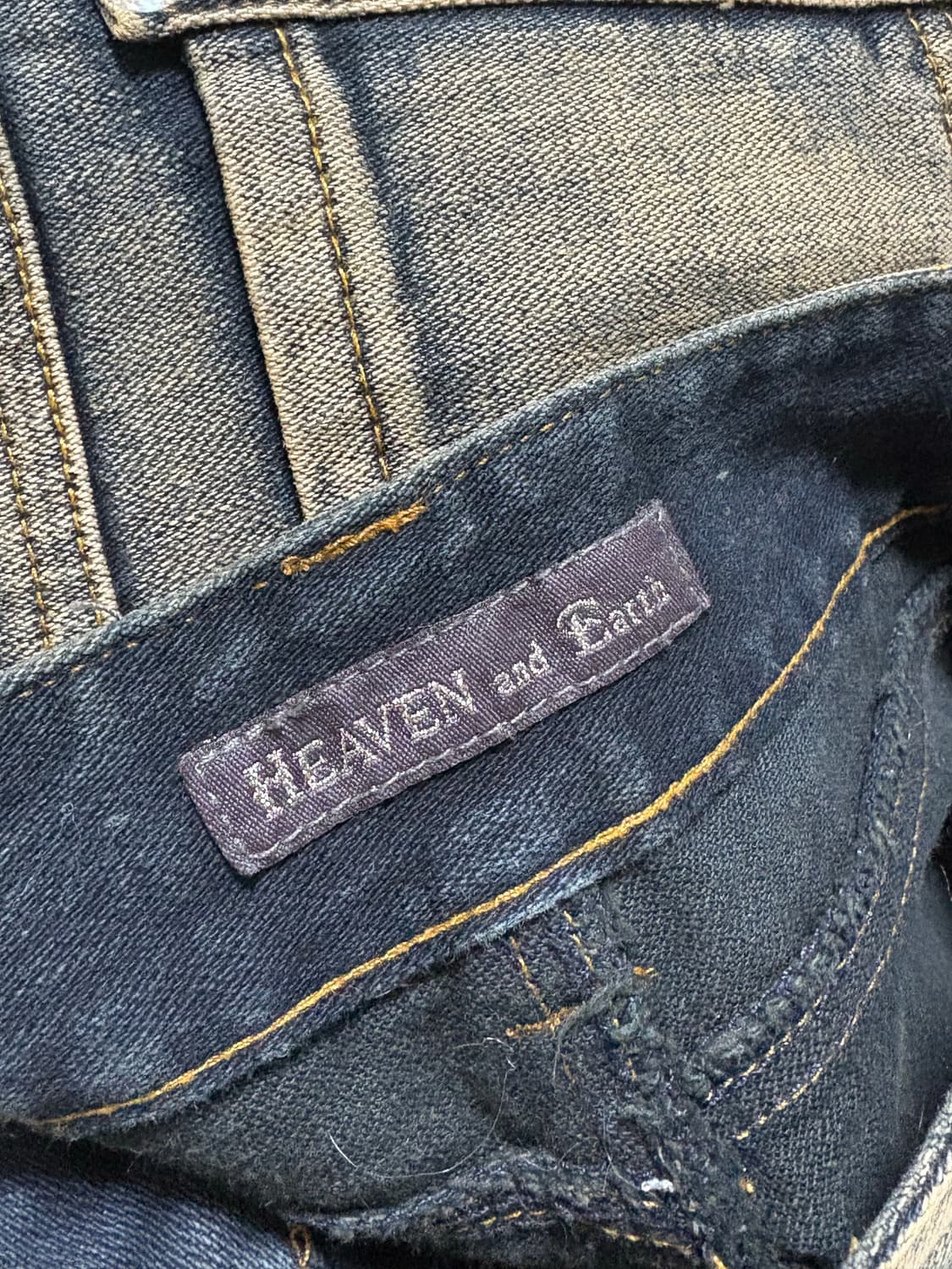 HEAVEN and Earth 데님 숏팬츠 헤븐앤어스 데님 숏팬츠 청바지 상품이미지8