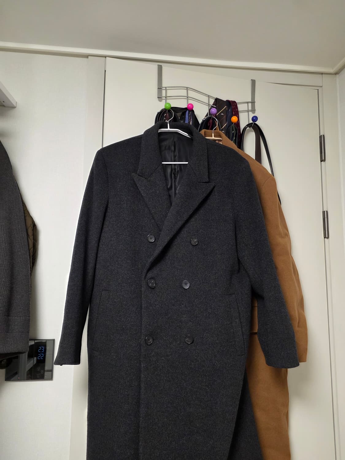 레가시 legacy 차콜 캐시미어 30 스탠다드핏 더블 코트 상품이미지3