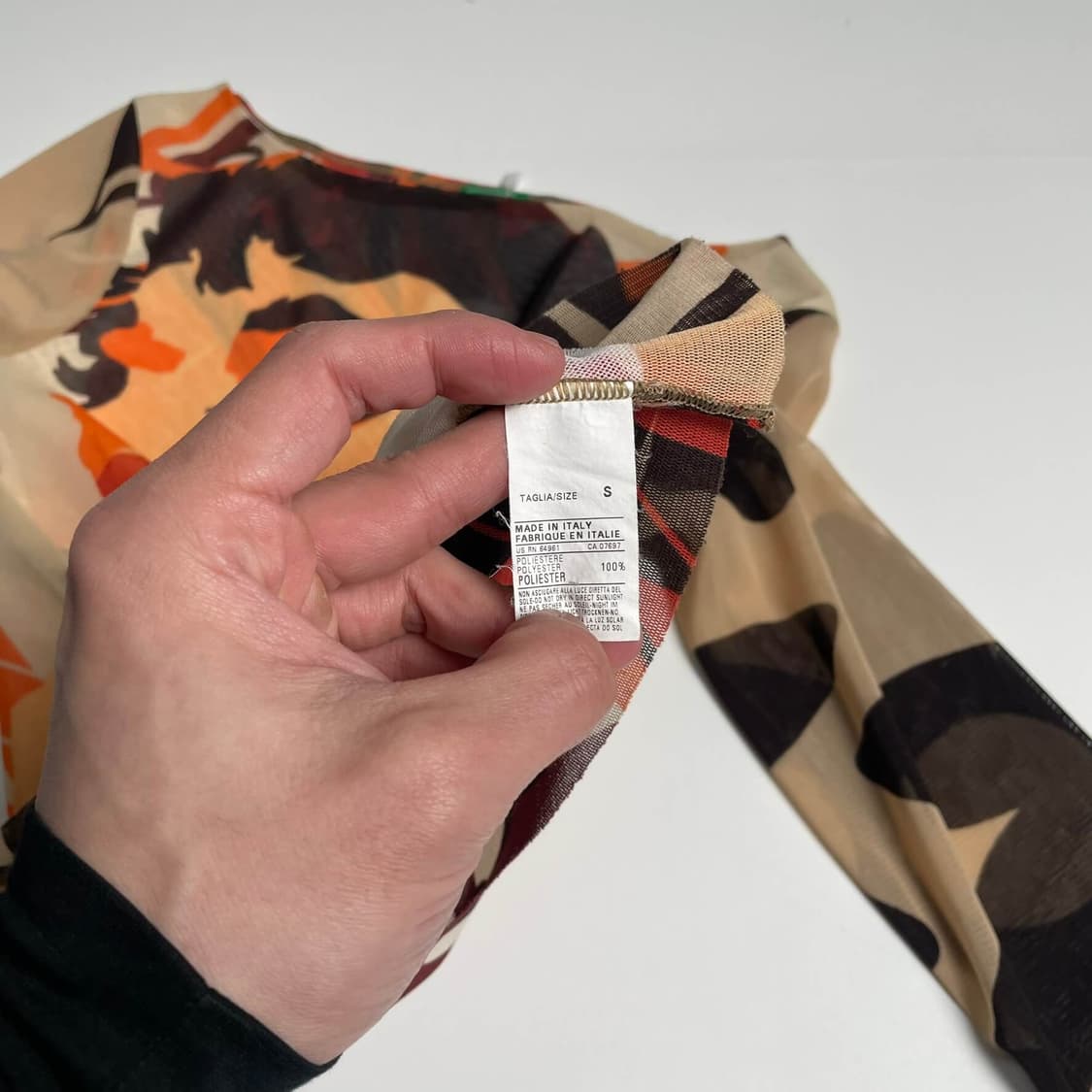 Benetton 걸 매쉬 롱 슬리브 (italy) 상품이미지8