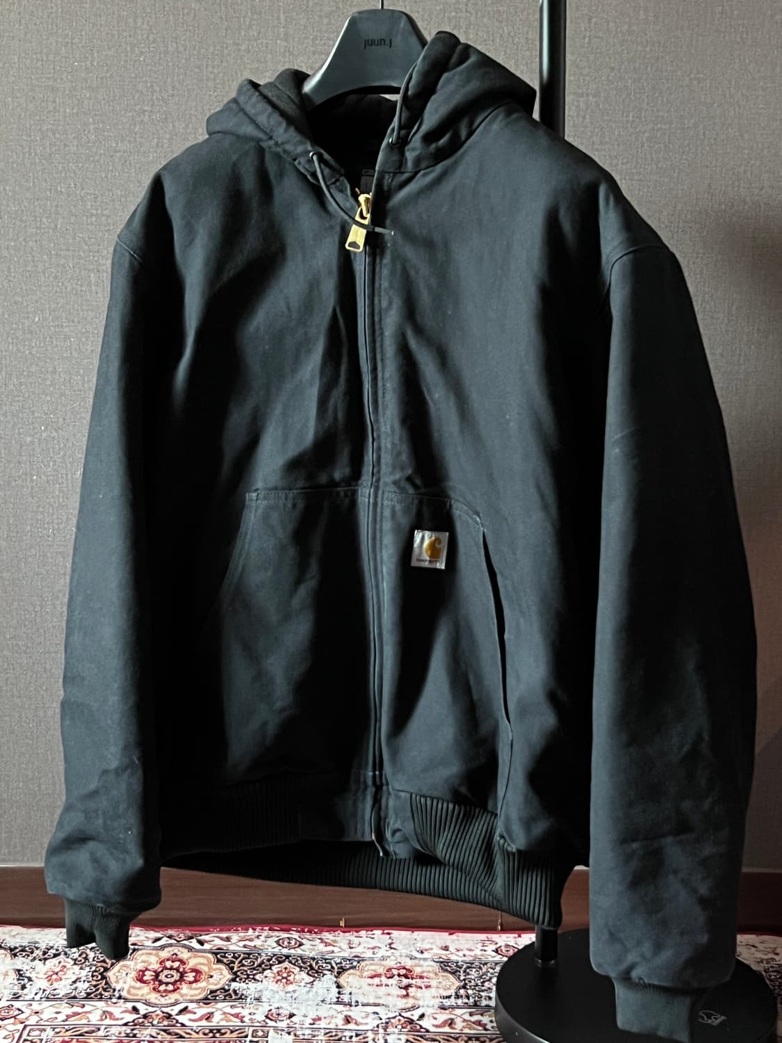 칼하트 j140 덕액티브 워크자켓 블랙 L 상품이미지2