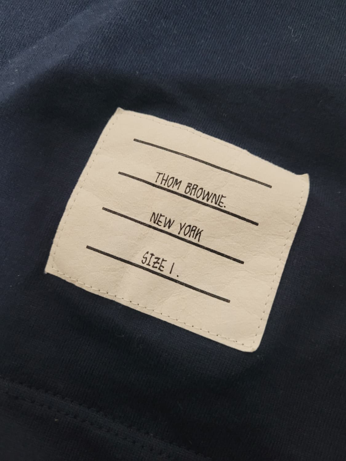 톰브라운 네이비 삼선 반팔 티셔츠 상품이미지7