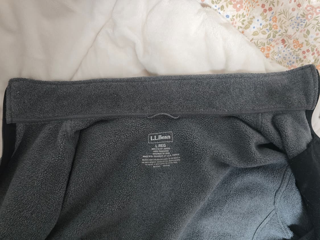 L L Bean 엘엘빈 그레이 플리스 집업 자켓 
L 상품이미지5