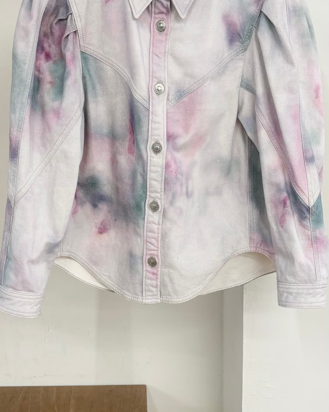 이자벨마랑 레오나 타이 다이 데님 셔츠 상품이미지5